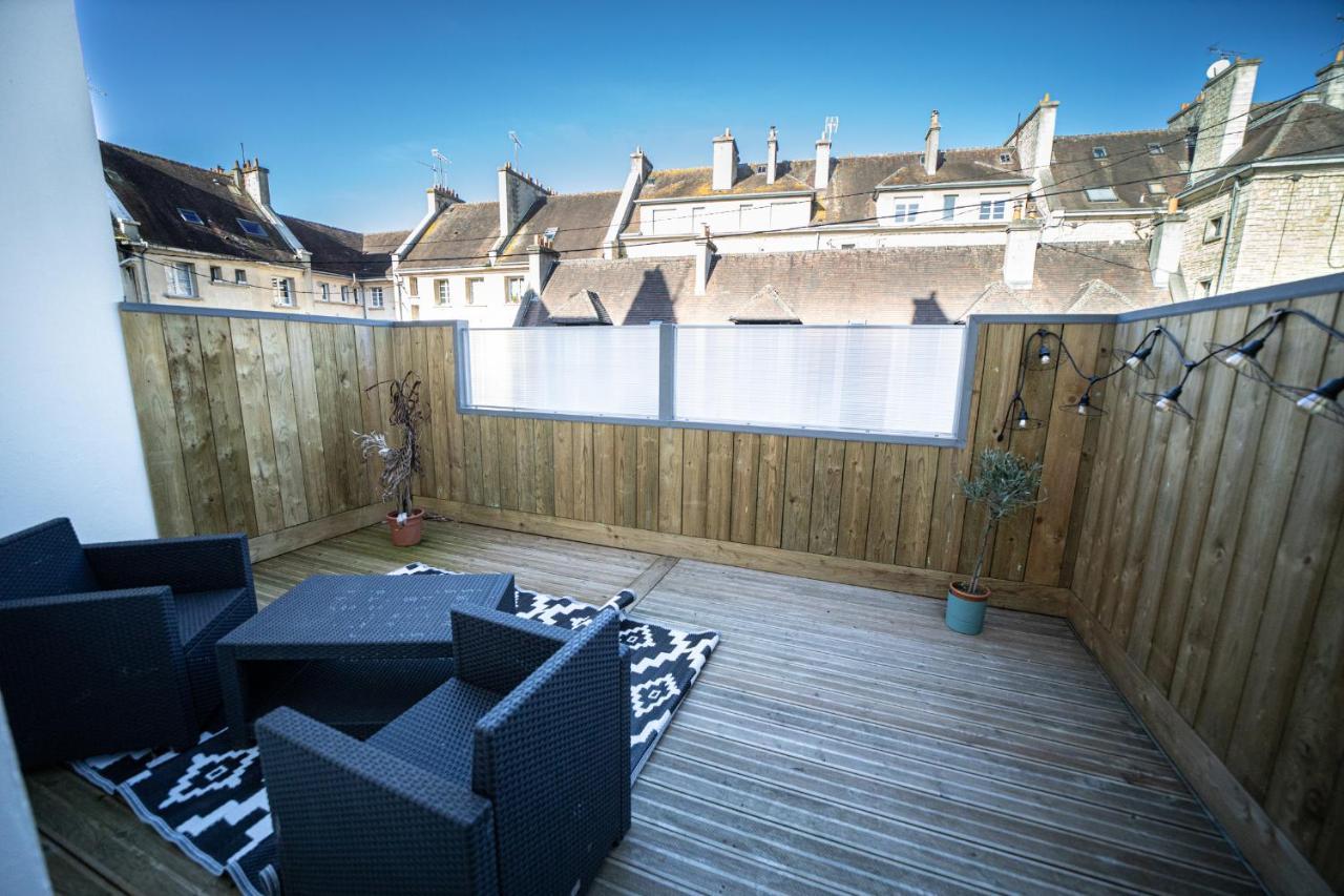 Cabane D'Arlette, Grande Terrasse En Centre-Ville Falaise  Exteriör bild